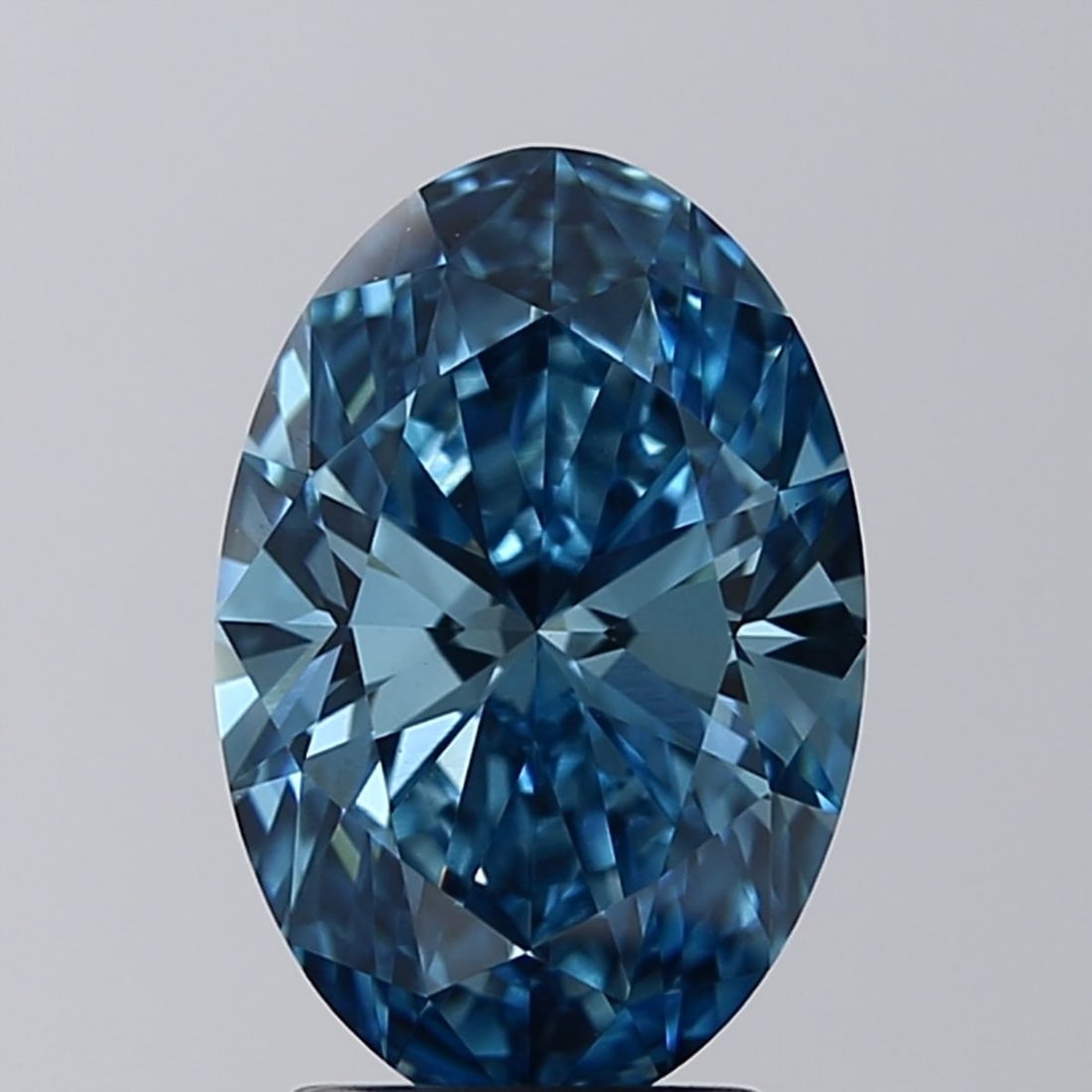 Loose Diamond - OVAL 2.5ct Fancy Vivid Blue VS1: Loose Diamond - OVAL 2.5ct Fancy Vivid Blue VS1 Source: This is a real non-mined Diamond that has been grown in a lab Shape: OVAL Carats: 2.5 Color: Fancy Vivid Blue Certification: IGI Video: Video