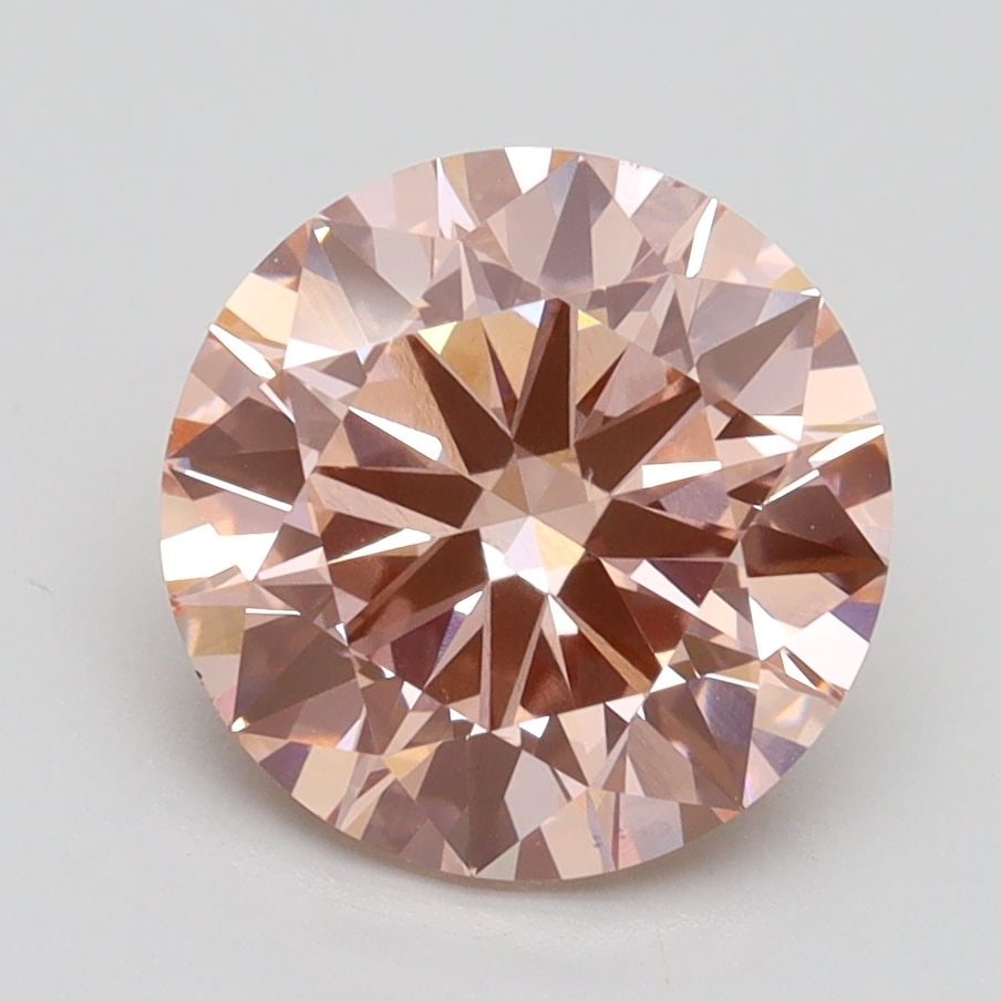 Loose Diamond - ROUND 2.52ct Fancy Intense Pink VS2: Loose Diamond - ROUND 2.52ct Fancy Intense Pink VS2 Source: This is a real non-mined Diamond that has been grown in a lab Shape: ROUND Carats: 2.52 Color: Fancy Intense Pink Certification: IGI Video: