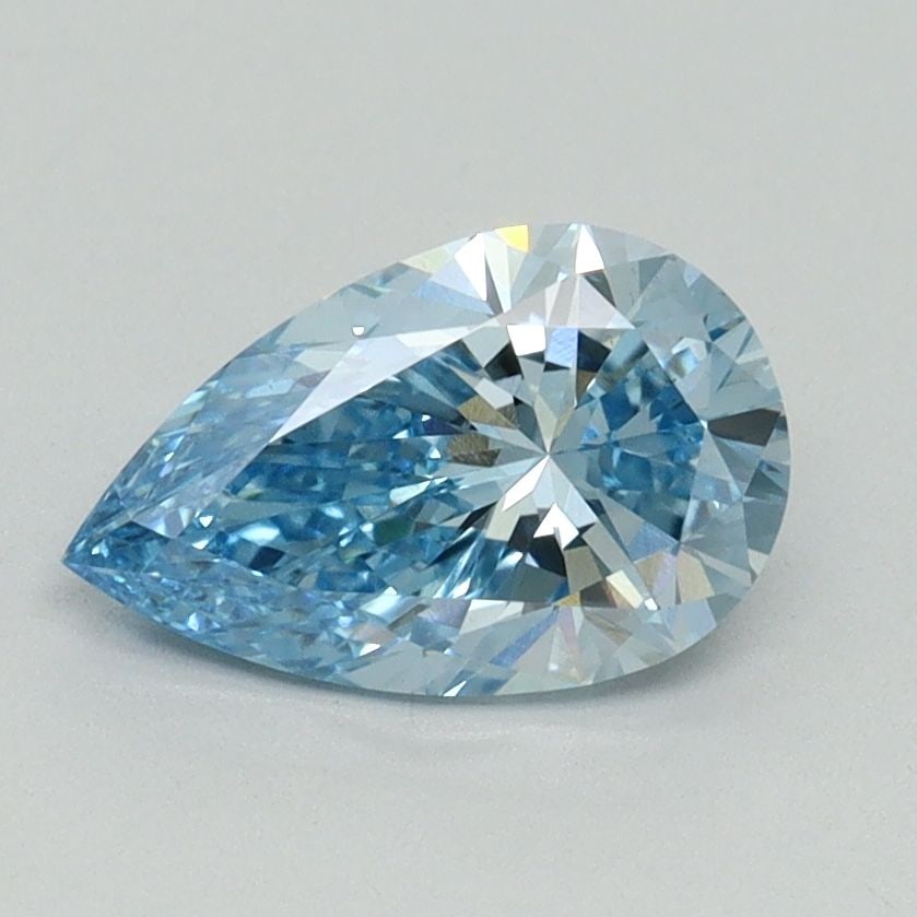Loose Diamond - PEAR 1.11ct Fancy Vivid Blue VS1: Loose Diamond - PEAR 1.11ct Fancy Vivid Blue VS1 Source: This is a real non-mined Diamond that has been grown in a lab Shape: PEAR Carats: 1.11 Color: Fancy Vivid Blue Certification: IGI Video:
