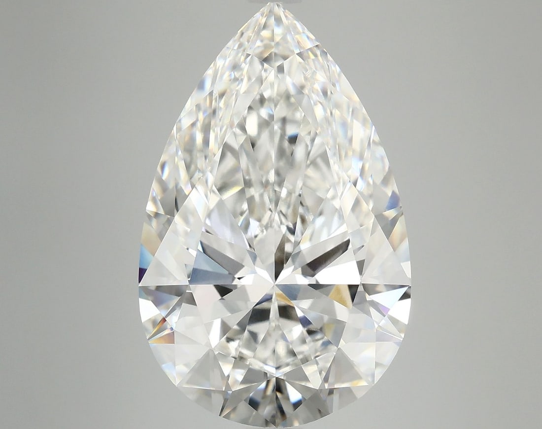 Loose Diamond - PEAR 9.67ct F VVS2: Loose Diamond - PEAR 9.67ct F VVS2 Source: This is a real non-mined Diamond that has been grown in a lab Shape: PEAR Carats: 9.67 Color: F Clarity: VVS2 Certification: IGI Video: