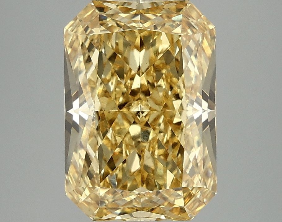 Loose Diamond - RADIANT 4.07ct Fancy Vivid Yellow VS1: Loose Diamond - RADIANT 4.07ct Fancy Vivid Yellow VS1 Source: This is a real non-mined Diamond that has been grown in a lab Shape: RADIANT Carats: 4.07 Color: Fancy Vivid Yellow Certification: IGI Vid
