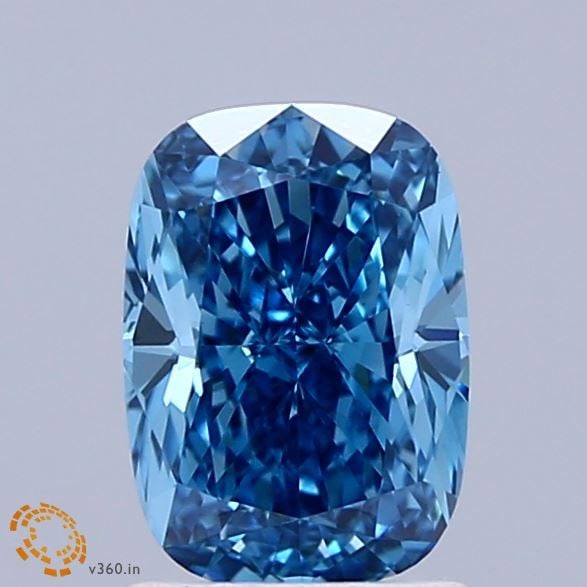 Loose Diamond - CUSHION MODIFIED 1.55ct Fancy Vivid Blue VS1: Loose Diamond - CUSHION MODIFIED 1.55ct Fancy Vivid Blue VS1 Source: This is a real non-mined Diamond that has been grown in a lab Shape: CUSHION MODIFIED Carats: 1.55 Color: Fancy Vivid Blue Certific