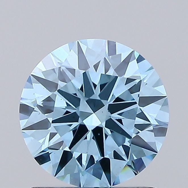 Loose Diamond - ROUND 1.2ct Fancy Vivid Blue VS1: Loose Diamond - ROUND 1.2ct Fancy Vivid Blue VS1 Source: This is a real non-mined Diamond that has been grown in a lab Shape: ROUND Carats: 1.2 Color: Fancy Vivid Blue Certification: NONE Video: