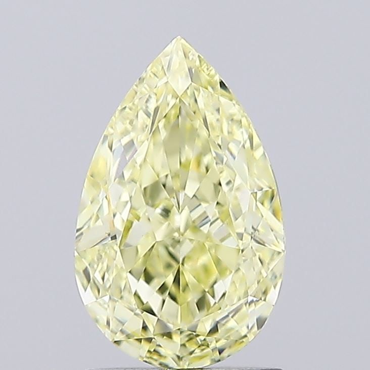 Loose Diamond - PEAR 1.66ct Fancy Intense Yellow VVS2: Loose Diamond - PEAR 1.66ct Fancy Intense Yellow VVS2 Source: This is a real non-mined Diamond that has been grown in a lab Shape: PEAR Carats: 1.66 Color: Fancy Intense Yellow Certification: IGI Vide
