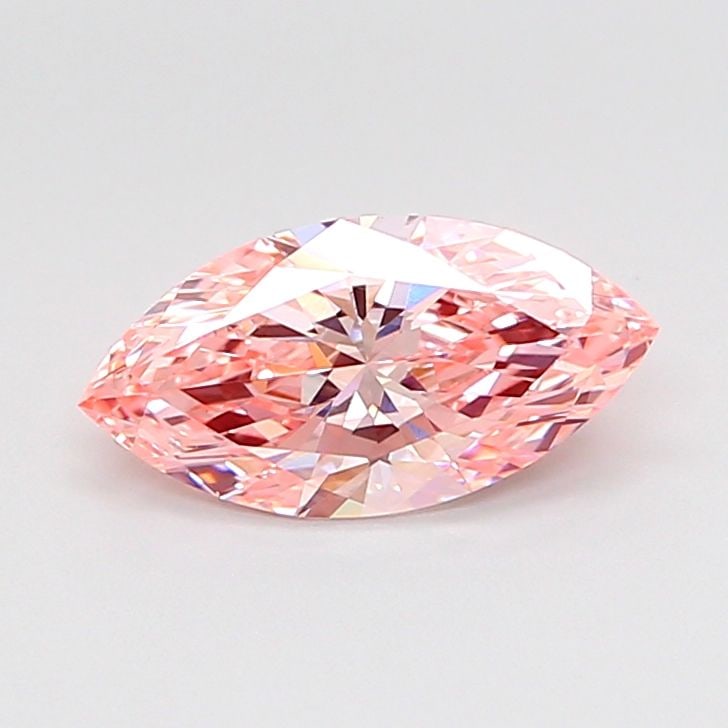 Loose Diamond - MARQUISE 1.52ct Fancy Vivid Pink VS2: Loose Diamond - MARQUISE 1.52ct Fancy Vivid Pink VS2 Source: This is a real non-mined Diamond that has been grown in a lab Shape: MARQUISE Carats: 1.52 Color: Fancy Vivid Pink Certification: IGI Video