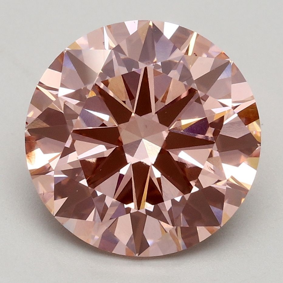 Loose Diamond - ROUND 3.01ct Fancy Intense Pink SI1: Loose Diamond - ROUND 3.01ct Fancy Intense Pink SI1 Source: This is a real non-mined Diamond that has been grown in a lab Shape: ROUND Carats: 3.01 Color: Fancy Intense Pink Certification: IGI Video: