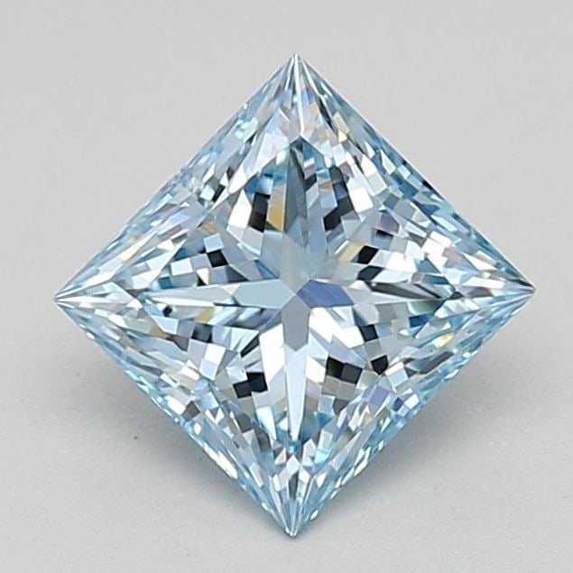 Loose Diamond - PRINCESS 0.97ct Fancy Intense Blue VS1: Loose Diamond - PRINCESS 0.97ct Fancy Intense Blue VS1 Source: This is a real non-mined Diamond that has been grown in a lab Shape: PRINCESS Carats: 0.97 Color: Fancy Intense Blue Certification: IGI V