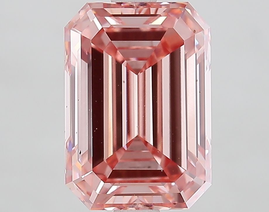 Loose Diamond - EMERALD 3.51ct Fancy Vivid Pink VS1: Loose Diamond - EMERALD 3.51ct Fancy Vivid Pink VS1 Source: This is a real non-mined Diamond that has been grown in a lab Shape: EMERALD Carats: 3.51 Color: Fancy Vivid Pink Certification: IGI Video: