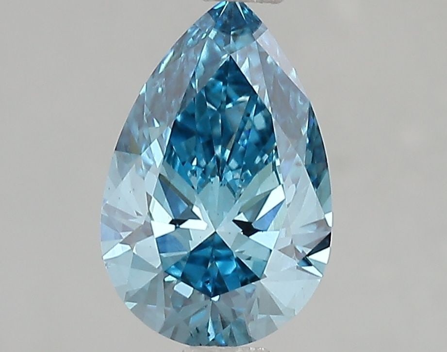 Loose Diamond - PEAR 1.53ct Fancy Vivid Blue VS2: Loose Diamond - PEAR 1.53ct Fancy Vivid Blue VS2 Source: This is a real non-mined Diamond that has been grown in a lab Shape: PEAR Carats: 1.53 Color: Fancy Vivid Blue Certification: IGI Video: