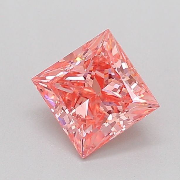 Loose Diamond - PRINCESS 0.91ct Fancy Vivid Pink VS2: Loose Diamond - PRINCESS 0.91ct Fancy Vivid Pink VS2 Source: This is a real non-mined Diamond that has been grown in a lab Shape: PRINCESS Carats: 0.91 Color: Fancy Vivid Pink Certification: IGI