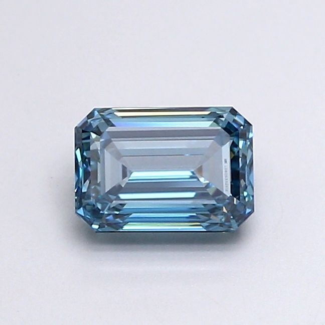 Loose Diamond - EMERALD 1.5ct Fancy Intense Blue VS1: Loose Diamond - EMERALD 1.5ct Fancy Intense Blue VS1 Source: This is a real non-mined Diamond that has been grown in a lab Shape: EMERALD Carats: 1.5 Color: Fancy Intense Blue Certification: IGI Video