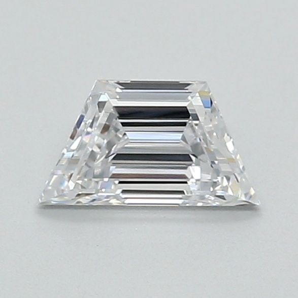 Loose Diamond - TRAPEZOID 0.56ct D VVS2: Loose Diamond - TRAPEZOID 0.56ct D VVS2 Source: This is a real non-mined Diamond that has been grown in a lab Shape: TRAPEZOID Carats: 0.56 Color: D Clarity: VVS2 Certification: NONE Video: Video