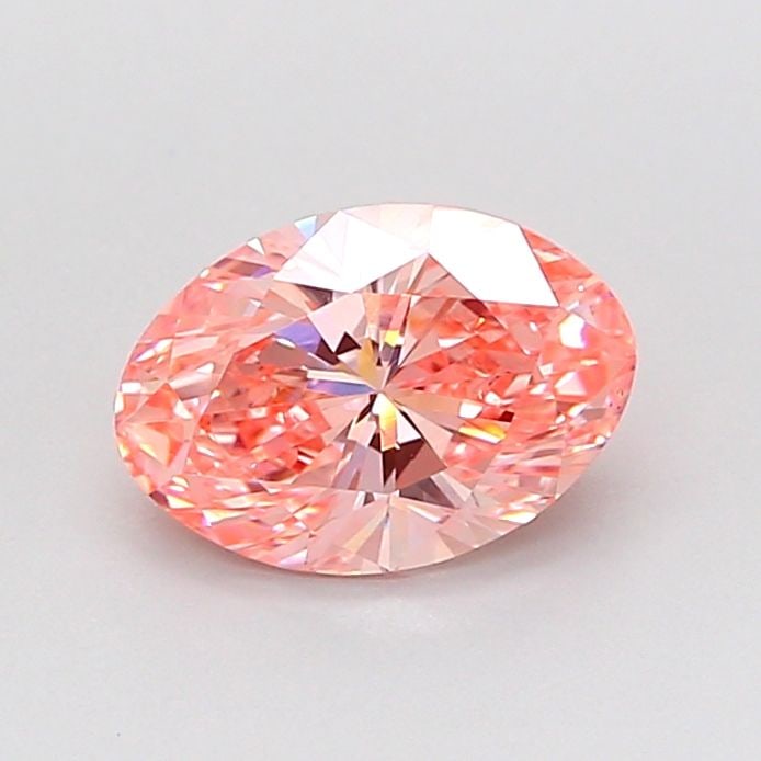 Loose Diamond - OVAL 1.35ct Fancy Intense Pink VS2: Loose Diamond - OVAL 1.35ct Fancy Intense Pink VS2 Source: This is a real non-mined Diamond that has been grown in a lab Shape: OVAL Carats: 1.35 Color: Fancy Intense Pink Certification: IGI Video: