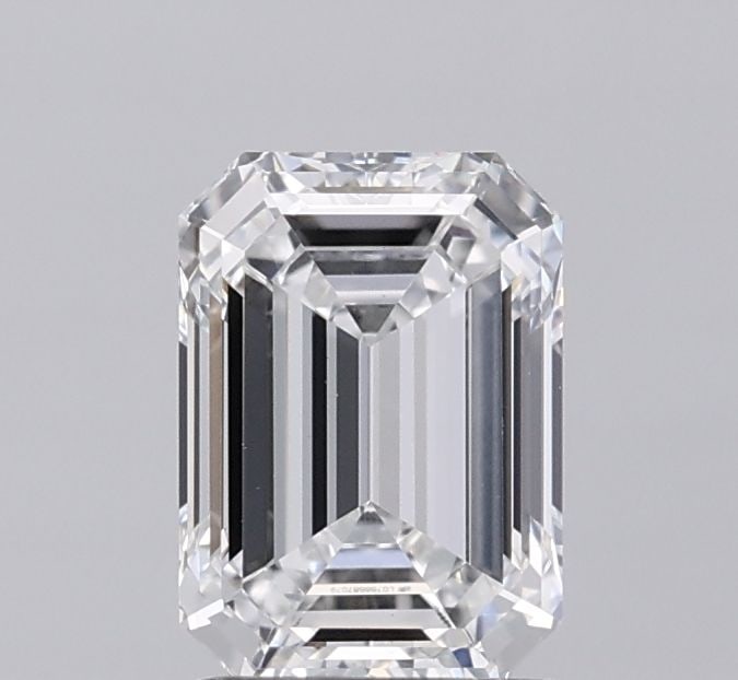 Loose Diamond - EMERALD 1.55ct E VVS2: Loose Diamond - EMERALD 1.55ct E VVS2 Source: This is a real non-mined Diamond that has been grown in a lab Shape: EMERALD Carats: 1.55 Color: E Clarity: VVS2 Certification: IGI Video: Video Link