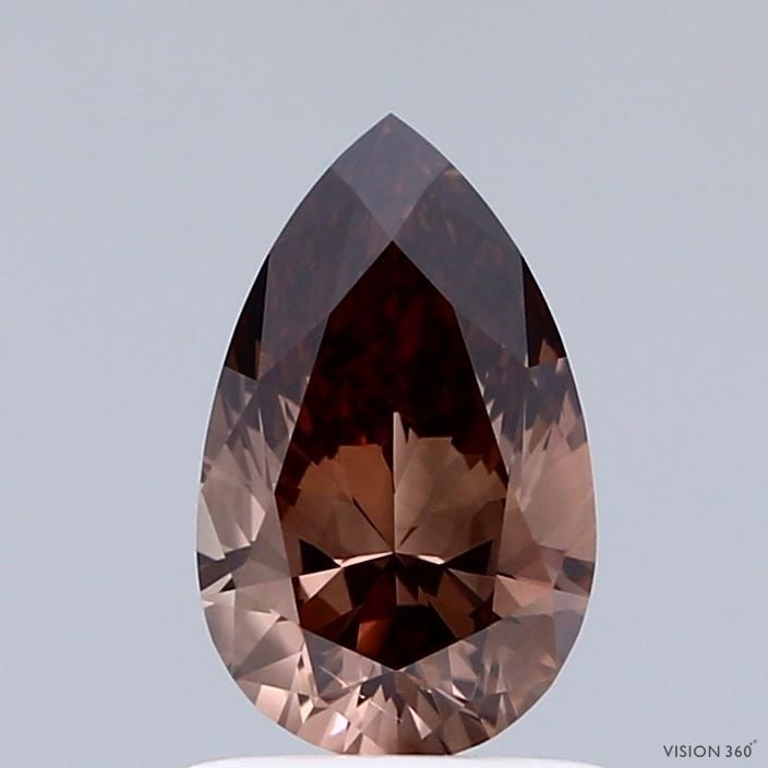 Loose Diamond - PEAR 1.09ct Fancy Brown VS2: Loose Diamond - PEAR 1.09ct Fancy Brown VS2 Source: This is a real non-mined Diamond that has been grown in a lab Shape: PEAR Carats: 1.09 Color: Fancy Brown Certification: IGI Video: