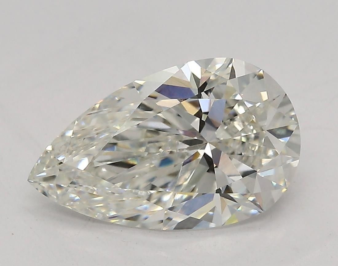 Loose Diamond - PEAR 2.6ct F VVS2: Loose Diamond - PEAR 2.6ct F VVS2 Source: This is a real non-mined Diamond that has been grown in a lab Shape: PEAR Carats: 2.6 Color: F Clarity: VVS2 Certification: IGI Video: