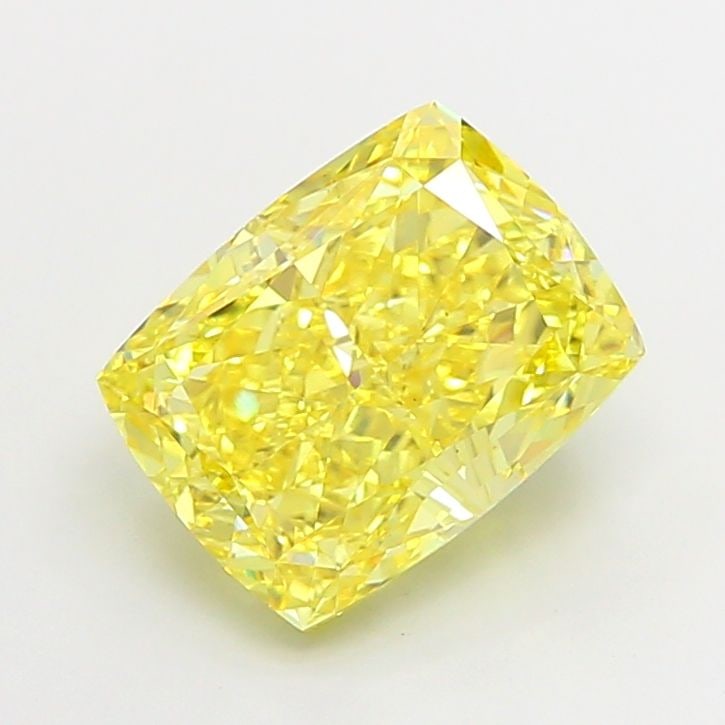 Loose Diamond - CUSHION MODIFIED 5.0ct Fancy Vivid Yellow VS2: Loose Diamond - CUSHION MODIFIED 5.0ct Fancy Vivid Yellow VS2 Source: This is a real non-mined Diamond that has been grown in a lab Shape: CUSHION MODIFIED Carats: 5.0 Color: Fancy Vivid Yellow Certif