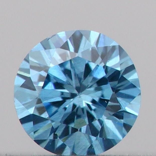 Loose Diamond - ROUND 0.09ct Fancy Vivid Blue SI1: Loose Diamond - ROUND 0.09ct Fancy Vivid Blue SI1 Source: This is a real non-mined Diamond that has been grown in a lab Shape: ROUND Carats: 0.09 Color: Fancy Vivid Blue Certification: IGI Video: