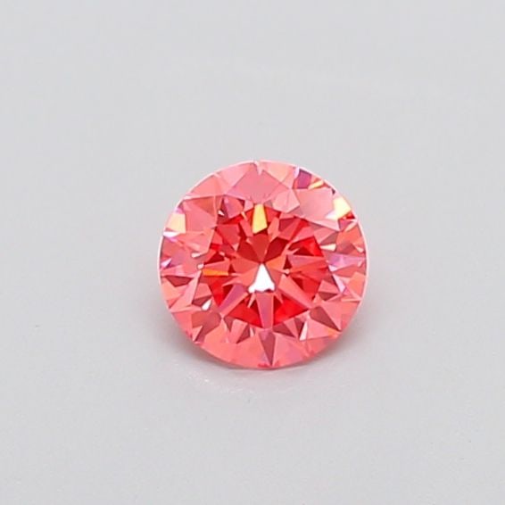 Loose Diamond - ROUND 0.51ct Fancy Vivid Pink VS1: Loose Diamond - ROUND 0.51ct Fancy Vivid Pink VS1 Source: This is a real non-mined Diamond that has been grown in a lab Shape: ROUND Carats: 0.51 Color: Fancy Vivid Pink Certification: IGI Additional 
