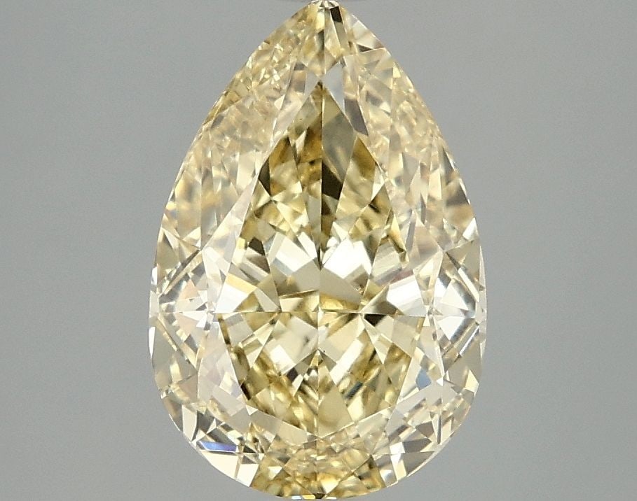 Loose Diamond - PEAR 3.07ct Fancy Intense Yellow VS1: Loose Diamond - PEAR 3.07ct Fancy Intense Yellow VS1 Source: This is a real non-mined Diamond that has been grown in a lab Shape: PEAR Carats: 3.07 Color: Fancy Intense Yellow Certification: IGI Video