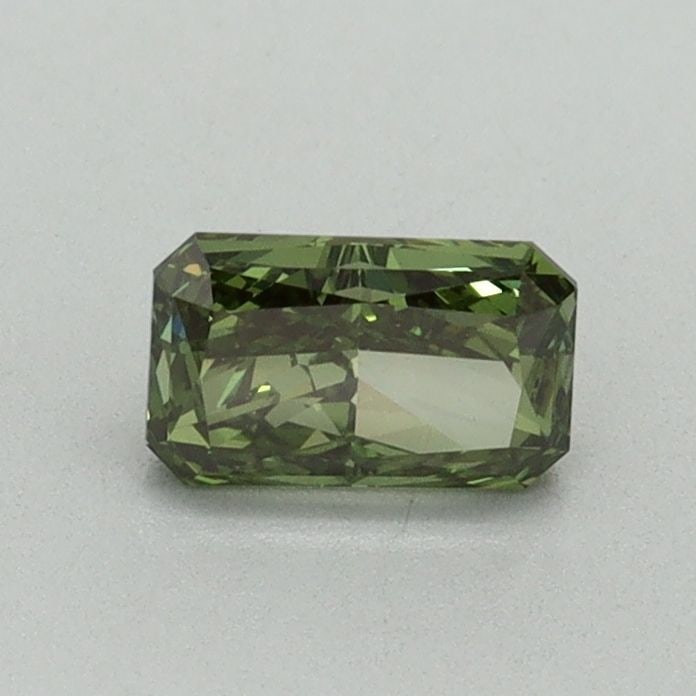 Loose Diamond - RADIANT 0.51ct Fancy Vivid Green VS1: Loose Diamond - RADIANT 0.51ct Fancy Vivid Green VS1 Source: This is a real non-mined Diamond that has been grown in a lab Shape: RADIANT Carats: 0.51 Color: Fancy Vivid Green Certification: IGI Video