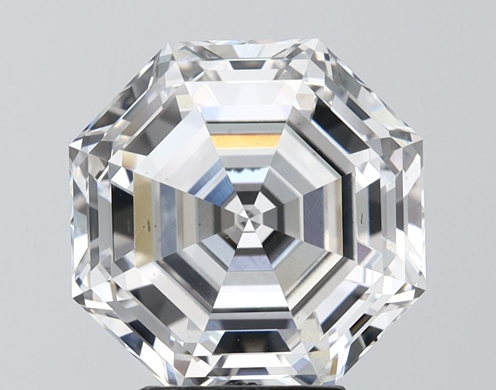 Loose Diamond - OCTAGONAL 5.03ct F VS2: Loose Diamond - OCTAGONAL 5.03ct F VS2 Source: This is a real non-mined Diamond that has been grown in a lab Shape: OCTAGONAL Carats: 5.03 Color: F Clarity: VS2 Certification: IGI Video: