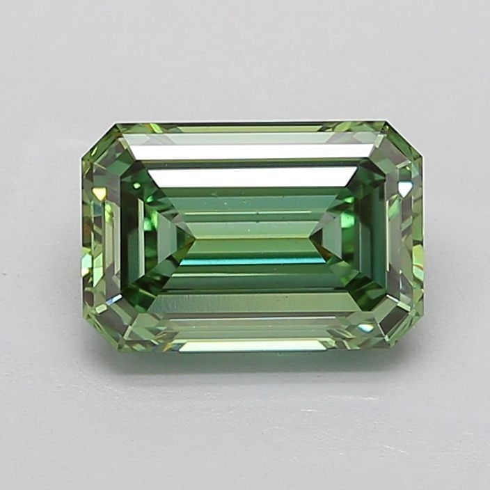 Loose Diamond - EMERALD 3.04ct Fancy Vivid Green VVS2: Loose Diamond - EMERALD 3.04ct Fancy Vivid Green VVS2 Source: This is a real non-mined Diamond that has been grown in a lab Shape: EMERALD Carats: 3.04 Color: Fancy Vivid Green Certification: IGI Vide