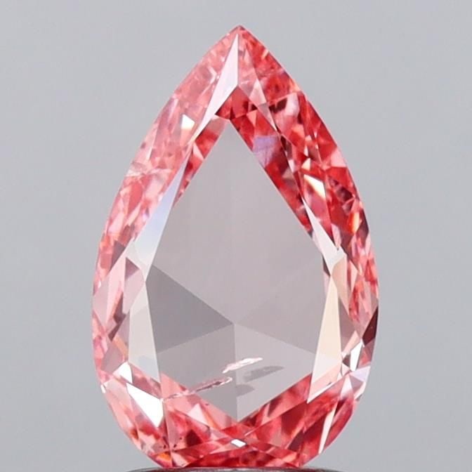Loose Diamond - PEAR 1.26ct Fancy Intense Pink SI2: Loose Diamond - PEAR 1.26ct Fancy Intense Pink SI2 Source: This is a real non-mined Diamond that has been grown in a lab Shape: PEAR Carats: 1.26 Color: Fancy Intense Pink Certification: IGI Video: