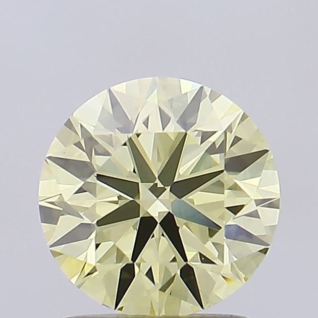 Loose Diamond - ROUND 1.5ct Fancy Light Yellow VS1: Loose Diamond - ROUND 1.5ct Fancy Light Yellow VS1 Source: This is a real non-mined Diamond that has been grown in a lab Shape: ROUND Carats: 1.5 Color: Fancy Light Yellow Certification: IGI Video: