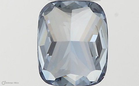 Loose Diamond - CUSHION MODIFIED 0.54ct Fancy Vivid Blue SI1: Loose Diamond - CUSHION MODIFIED 0.54ct Fancy Vivid Blue SI1 Source: This is a real non-mined Diamond that has been grown in a lab Shape: CUSHION MODIFIED Carats: 0.54 Color: Fancy Vivid Blue Certific