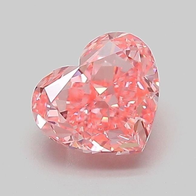 Loose Diamond - HEART 1.11ct Fancy Vivid Pink VVS2: Loose Diamond - HEART 1.11ct Fancy Vivid Pink VVS2 Source: This is a real non-mined Diamond that has been grown in a lab Shape: HEART Carats: 1.11 Color: Fancy Vivid Pink Certification: IGI Video:
