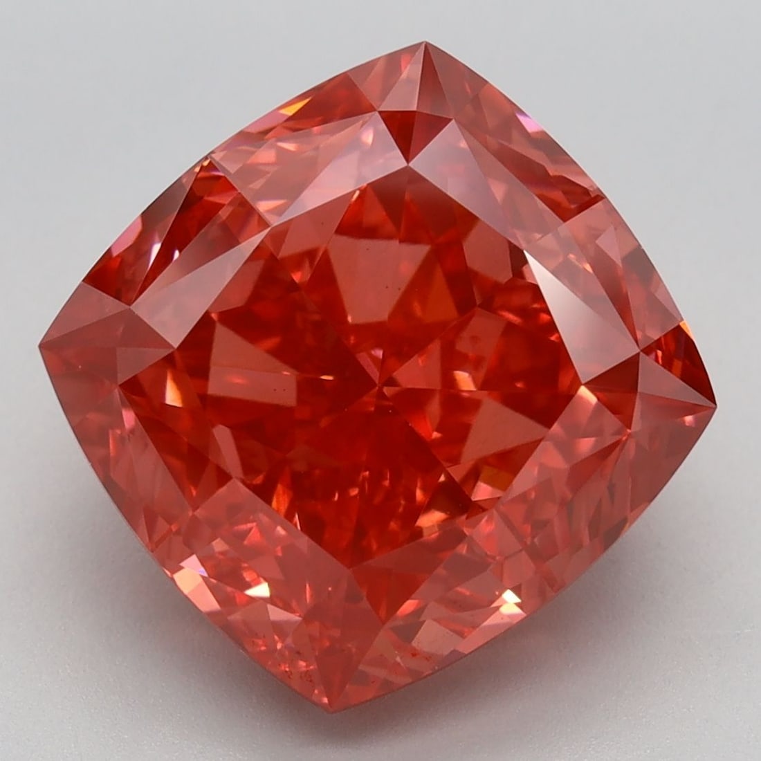 Loose Diamond - CUSHION MODIFIED 7.11ct Fancy Vivid Pink VVS2: Loose Diamond - CUSHION MODIFIED 7.11ct Fancy Vivid Pink VVS2 Source: This is a real non-mined Diamond that has been grown in a lab Shape: CUSHION MODIFIED Carats: 7.11 Color: Fancy Vivid Pink Certifi