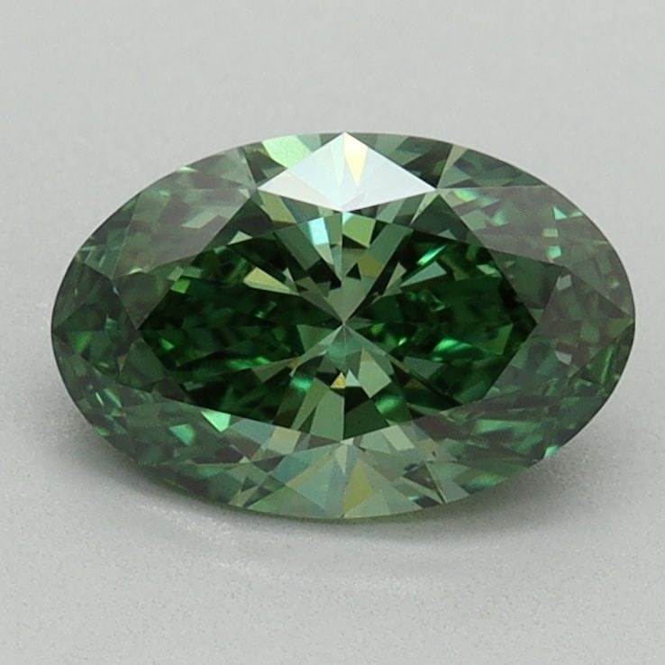 Loose Diamond - OVAL 1.1ct Fancy Vivid Green VS1: Loose Diamond - OVAL 1.1ct Fancy Vivid Green VS1 Source: This is a real non-mined Diamond that has been grown in a lab Shape: OVAL Carats: 1.1 Color: Fancy Vivid Green Certification: IGI Video: