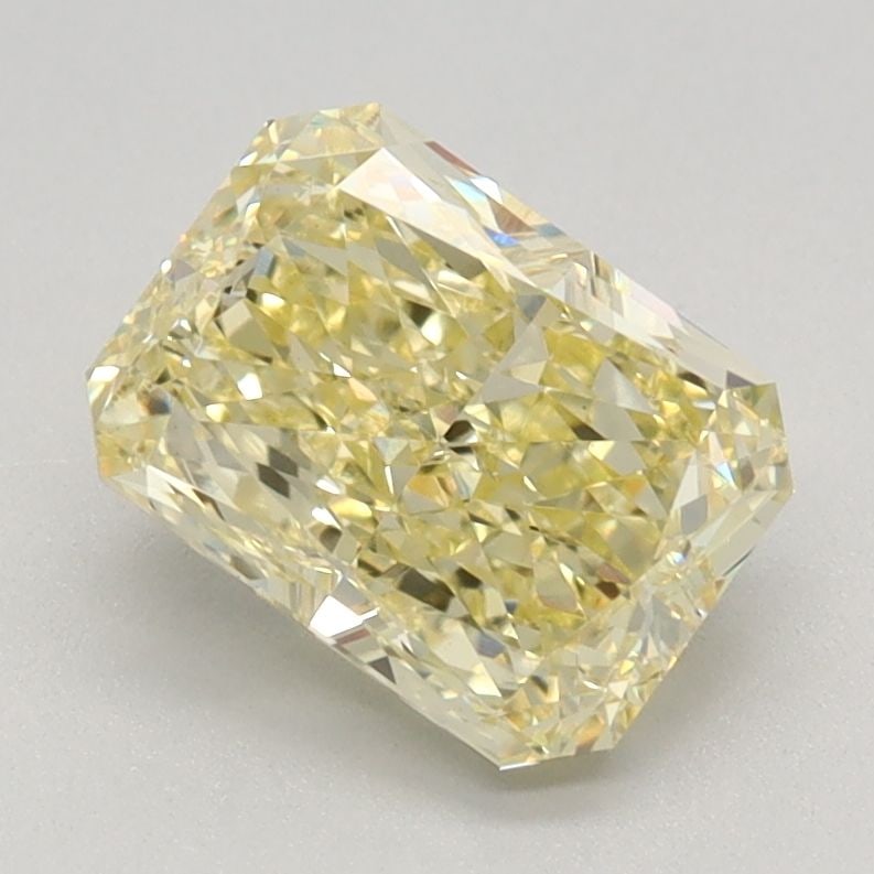 Loose Diamond - RADIANT 1.55ct Fancy Intense Yellow VS1: Loose Diamond - RADIANT 1.55ct Fancy Intense Yellow VS1 Source: This is a real non-mined Diamond that has been grown in a lab Shape: RADIANT Carats: 1.55 Color: Fancy Intense Yellow Certification:
