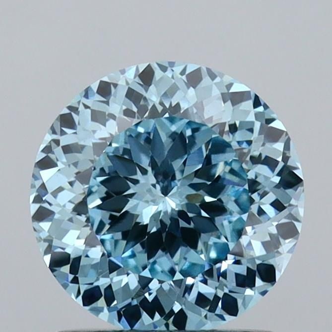 Loose Diamond - ROUND 1.33ct Fancy Vivid Blue VS1: Loose Diamond - ROUND 1.33ct Fancy Vivid Blue VS1 Source: This is a real non-mined Diamond that has been grown in a lab Shape: ROUND Carats: 1.33 Color: Fancy Vivid Blue Certification: IGI Video: