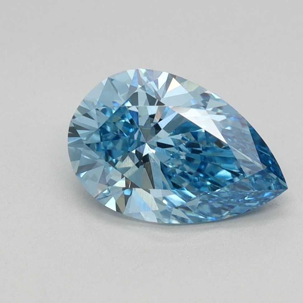 Loose Diamond - PEAR 1.11ct Fancy Vivid Blue VS1: Loose Diamond - PEAR 1.11ct Fancy Vivid Blue VS1 Source: This is a real non-mined Diamond that has been grown in a lab Shape: PEAR Carats: 1.11 Color: Fancy Vivid Blue Certification: IGI Video: