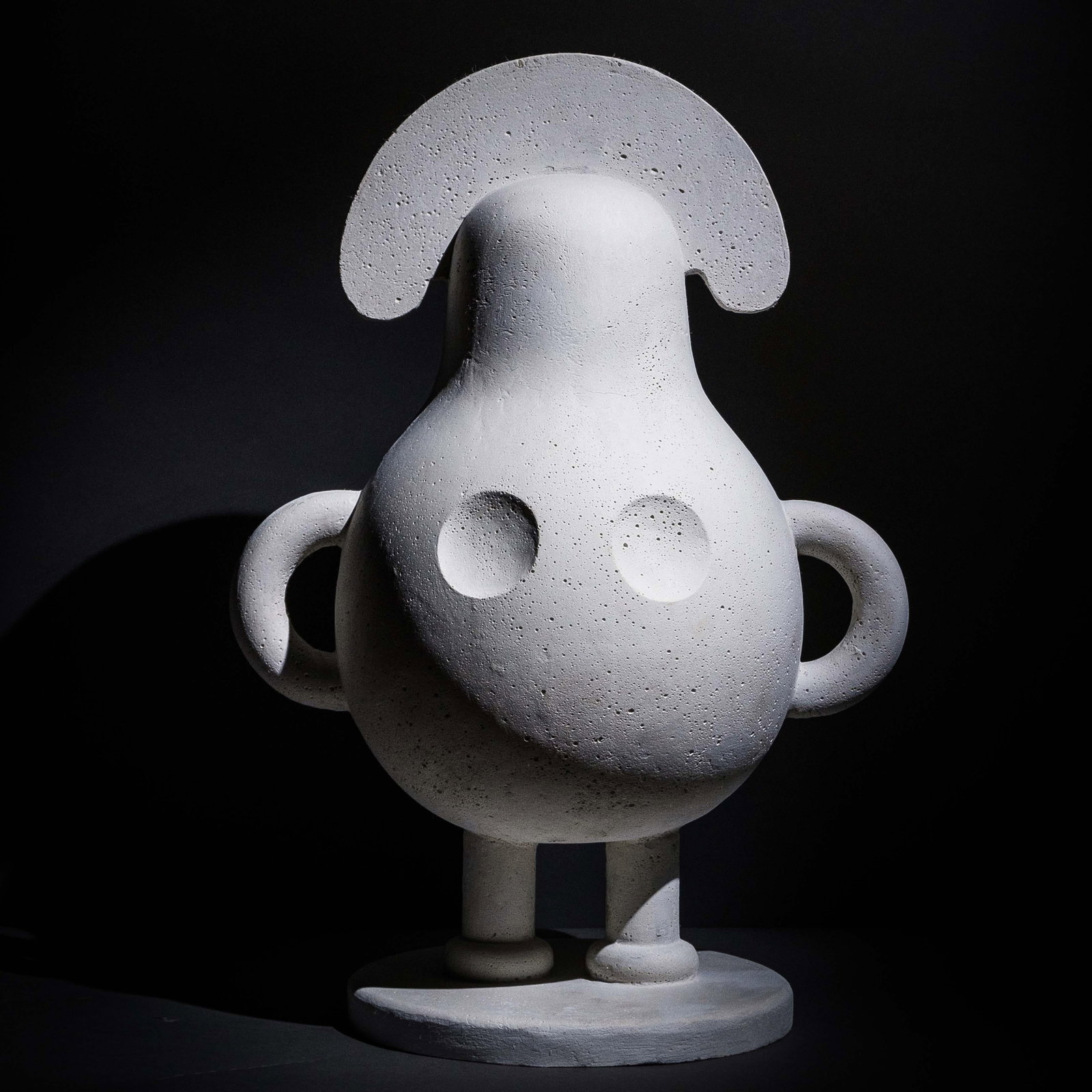 Contemporary Concrete Sculpture SHURA by Grigorii Gorkovenko 21 x 14 inches: Contemporary Concrete Sculpture SHURA by Grigorii Gorkovenko 21 x 14 inches Introducing the "SHURA" Concrete Sculpture by Grigorii Gorkovenko, a stunning contemporary piece that merges elegance with a