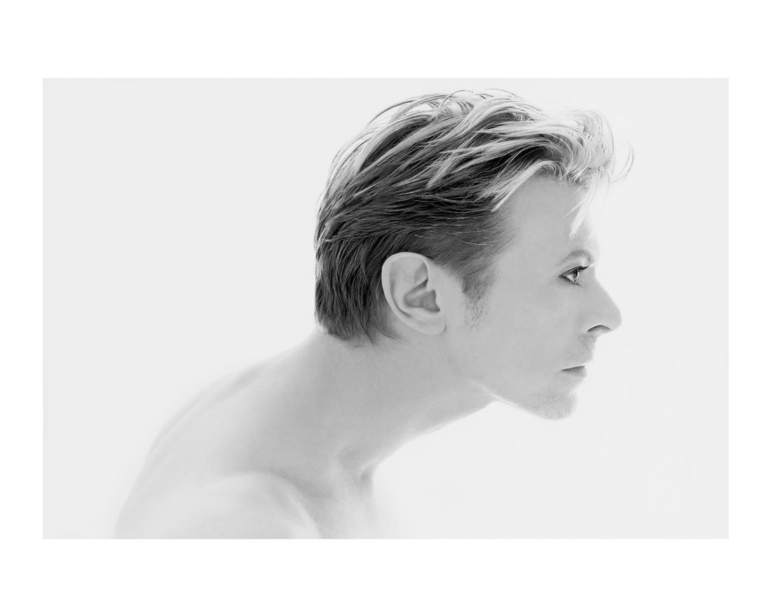 Kate Garner signed David Bowie portrait photograph 40 x 50 in edition of 25 with COA: Kate Garner signed David Bowie portrait photograph 40 x 50 in edition of 25 with COA This contemporary fine art photograph titled "David Bowie Profile" by Kate Garner was created in 1995 and is part o