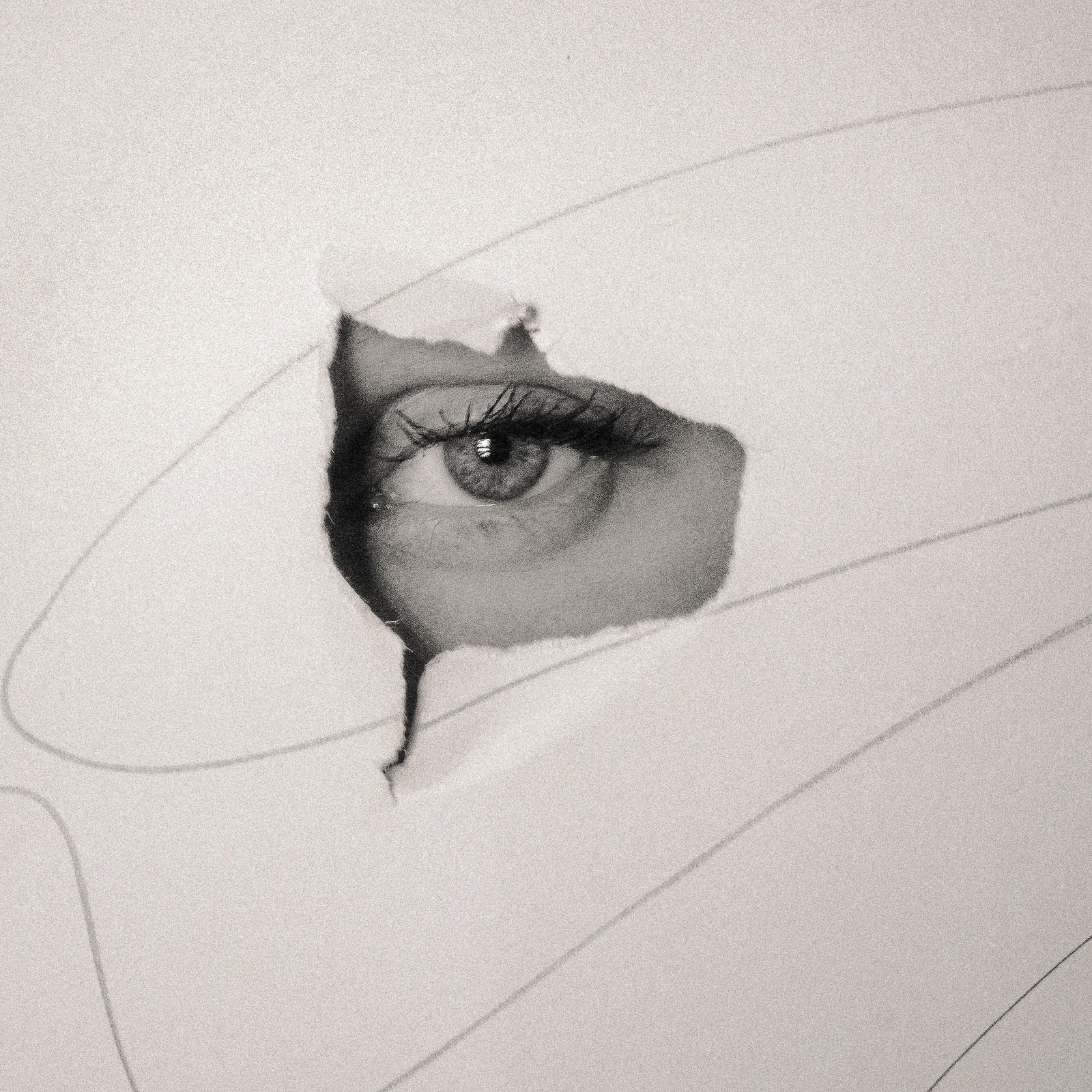 Larsen Sotelo One Eye 40x40 Giclee Photograph Signed Edition of 3 (1 of 3)