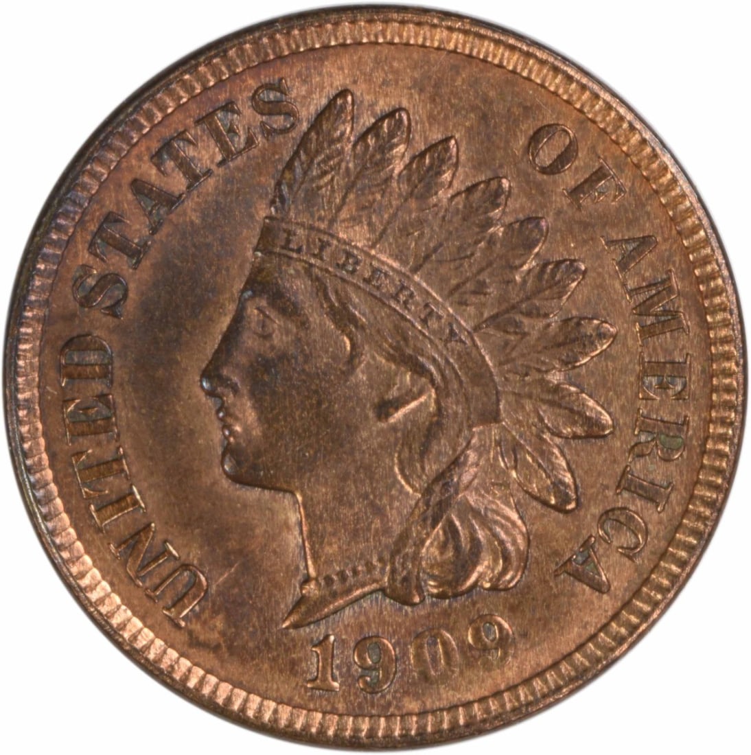 1909 Indian Head Cent Uncirculated Copper Coin Choice BU Uncertified: 1909 Indian Head Cent Uncirculated Copper Coin Choice BU Uncertified This 1909 Indian Head Cent is an uncirculated, pre-owned coin from the United States. It features a copper composition and is grade