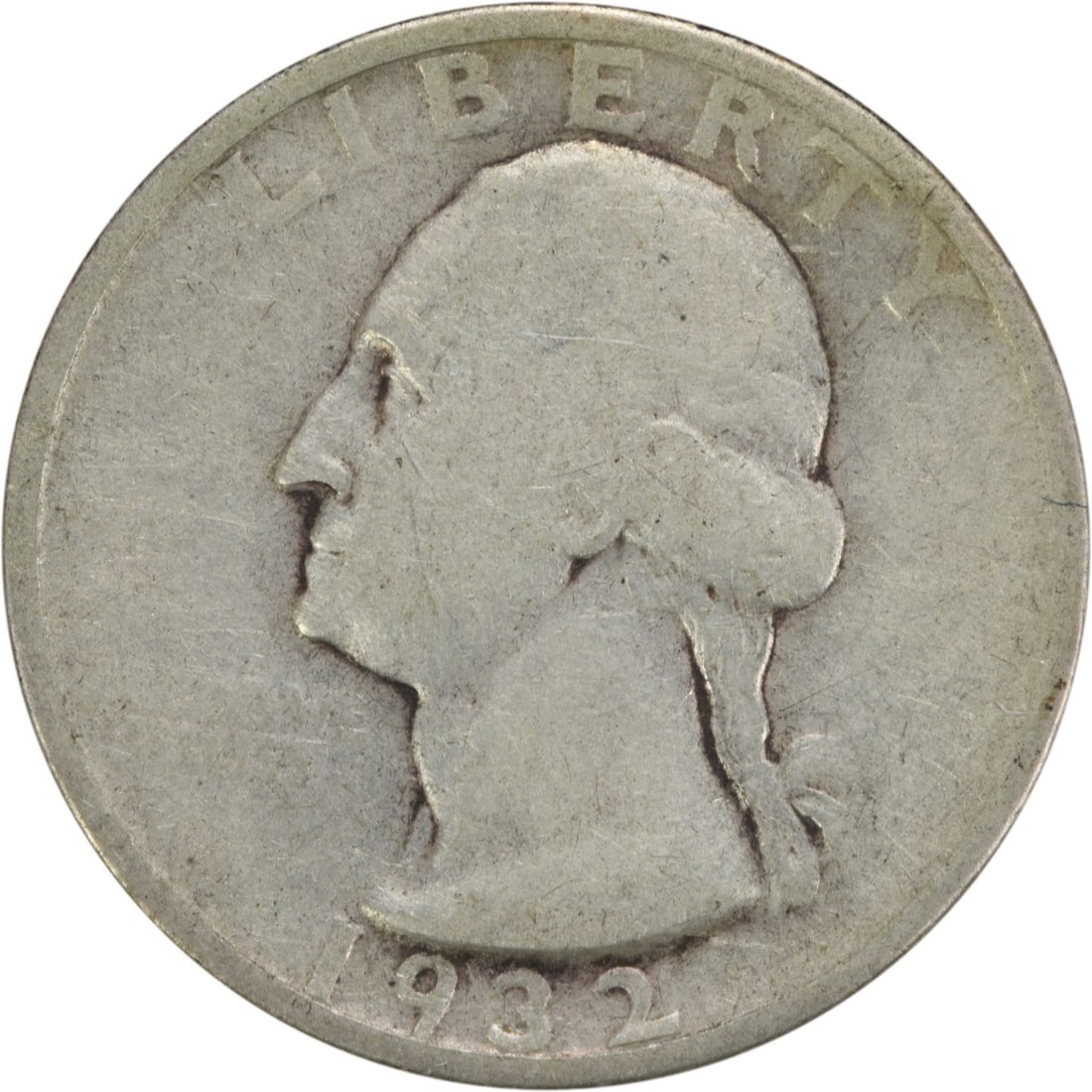 1932-S Washington Silver Quarter 90% Silver John Flanagan Design (1 of 2)