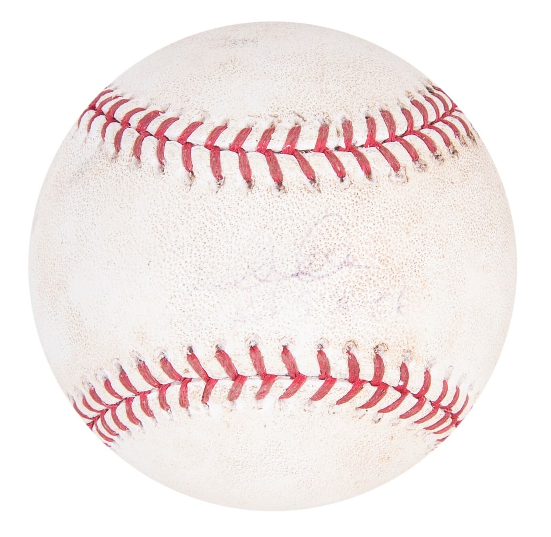 Derek Jeter Signed MLB Game Used Baseball 2000th Hit Steiner COA (1 of 7)