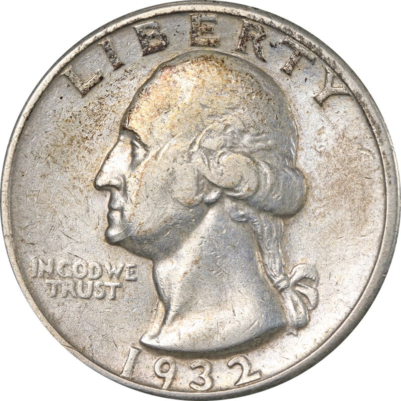 1932 D Silver Washington Quarter Key Date US Coin (1 of 2)