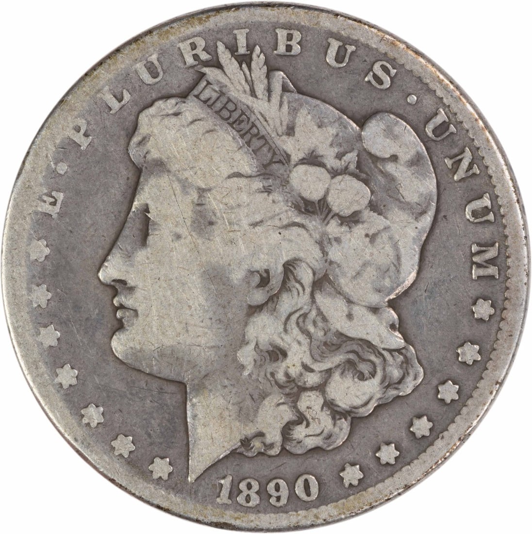 Carson City 1890 Morgan Dollar 90 Percent Silver Uncertified G Grade: Carson City 1890 Morgan Dollar 90 Percent Silver Uncertified G Grade This is an 1890-CC Morgan Silver Dollar featuring the iconic design by George T. Morgan. Struck at the Carson City Mint, this circu