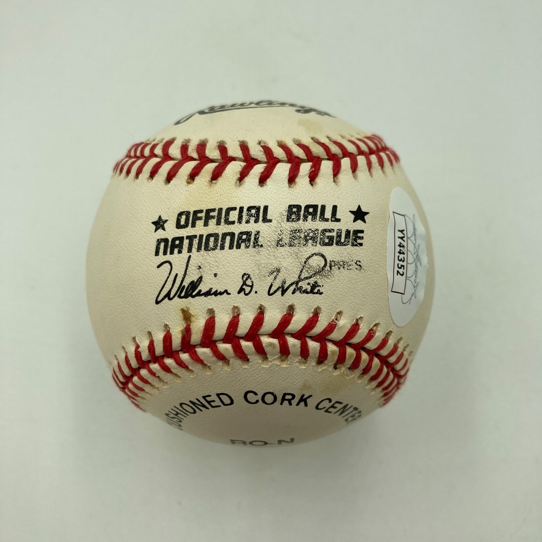 Jacques Cousteau Signed Baseball with JSA Authentication - 2