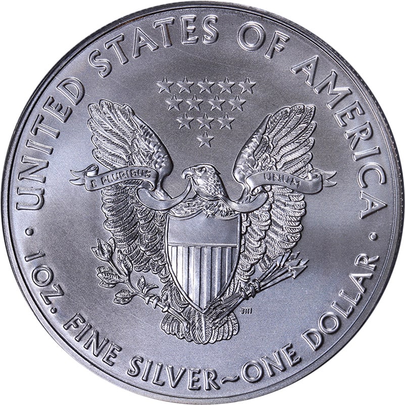 PCGS MS70 First Strike 2021 Silver American Eagle Dollar Type 1 Coin: PCGS MS70 First Strike 2021 Silver American Eagle Dollar Type 1 Coin This 2021 Silver American Eagle $1 Type 1 coin is certified by PCGS as MS70 First Strike, ensuring its uncirculated condition with 