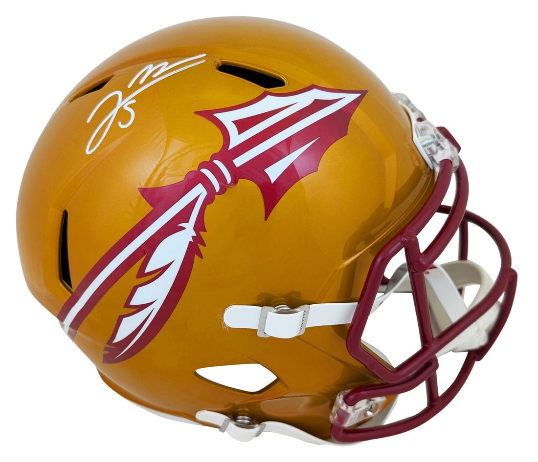Florida State Jared Verse Signed Full Size Speed Helmet BAS Authentication: Florida State Jared Verse Signed Full Size Speed Helmet BAS Authentication Celebrate your passion for Florida State football with this authentic, full-size Speed Rep helmet personally signed by Jared 