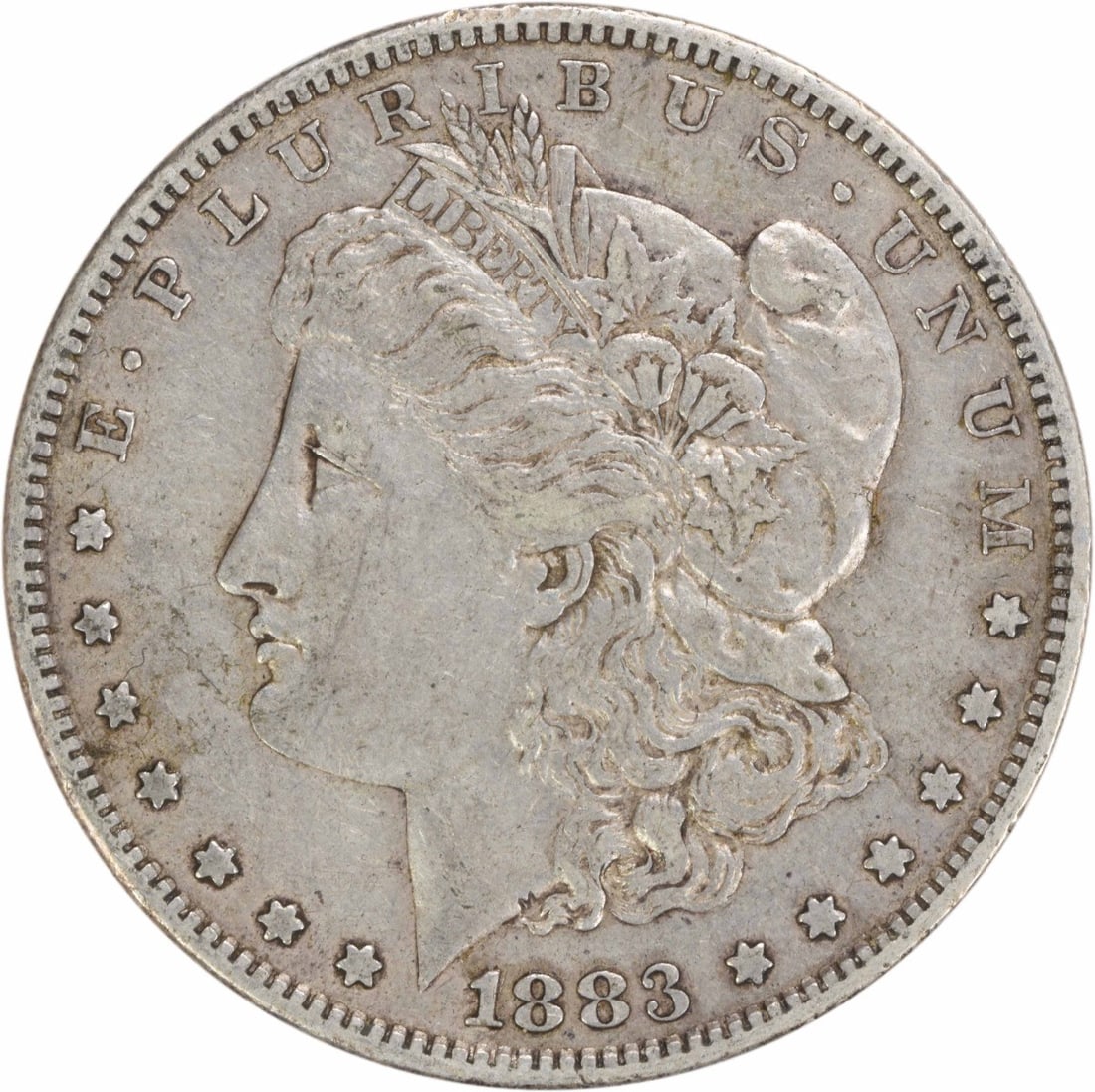 1883-S Morgan Silver Dollar EF Circulated San Francisco Coin: 1883-S Morgan Silver Dollar EF Circulated San Francisco Coin This 1883-S Morgan Silver Dollar is a remarkable piece of numismatic history. Struck at the San Francisco Mint, it features a composition o