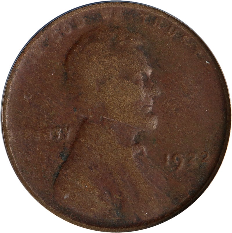 1922 No D Lincoln Cent ANACS VF30 Details Key Date Coin: 1922 No D Lincoln Cent ANACS VF30 Details Key Date Coin This 1922 No D Lincoln Cent is a key date coin, certified by ANACS with a grade of VF30 Details. The coin features a copper composition and exhi