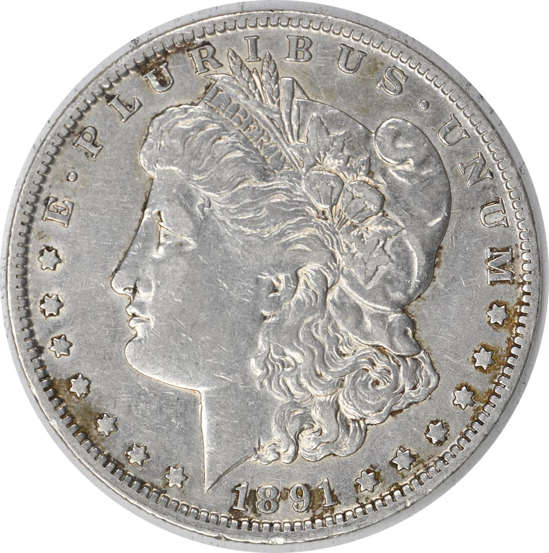 1891-O Morgan Silver Dollar $1 Coin by George T. Morgan: 1891-O Morgan Silver Dollar $1 Coin by George T. Morgan The 1891-O Morgan Silver Dollar is a historic coin featuring a striking design by George T. Morgan. This particular piece is circulated and has 